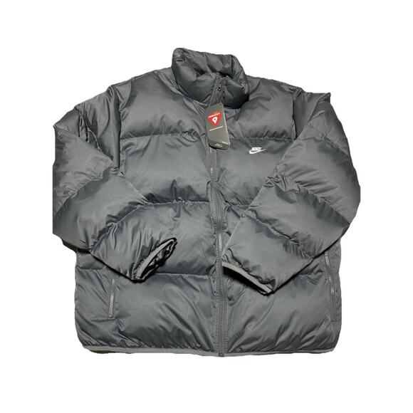 Nike Coat Mens XXXL Grey Puffer Primaloft Insulated Performance Packable 3XL New - Picture 1 of 11